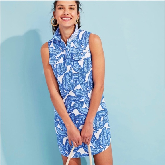 Vineyard Vines Dresses & Skirts - NWT Vineyard Vines Banana Leaf Margo Shirt Dress